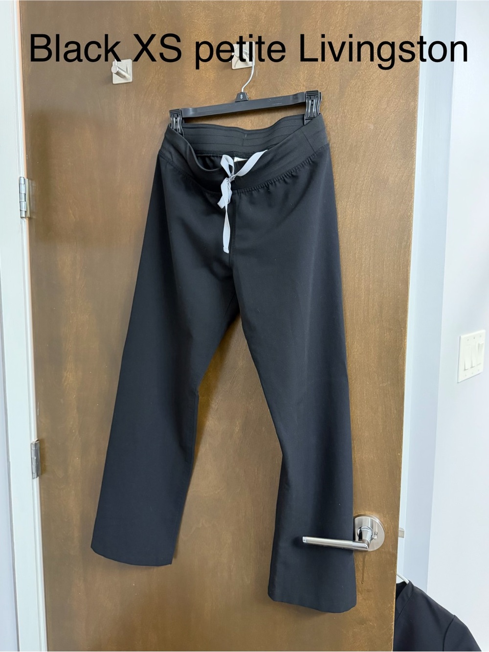 Women's Figs Black Petite XSP Livingston Pants